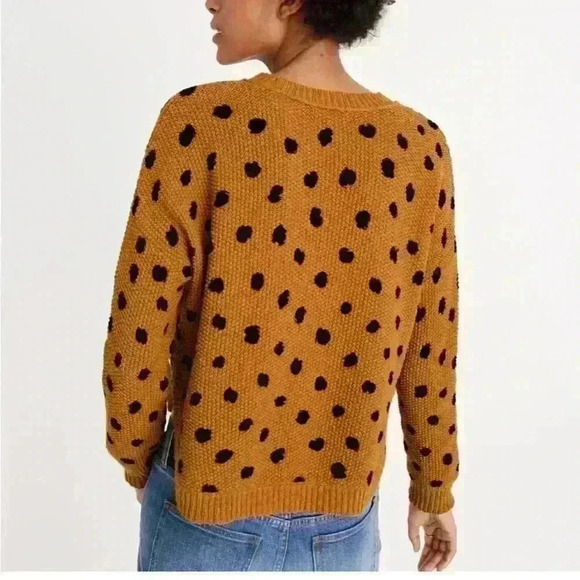 Madewell Painted Spots Pullover Sweater - Picture 2 of 5